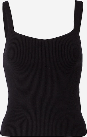 Tops en tricot Calvin Klein en noir : devant