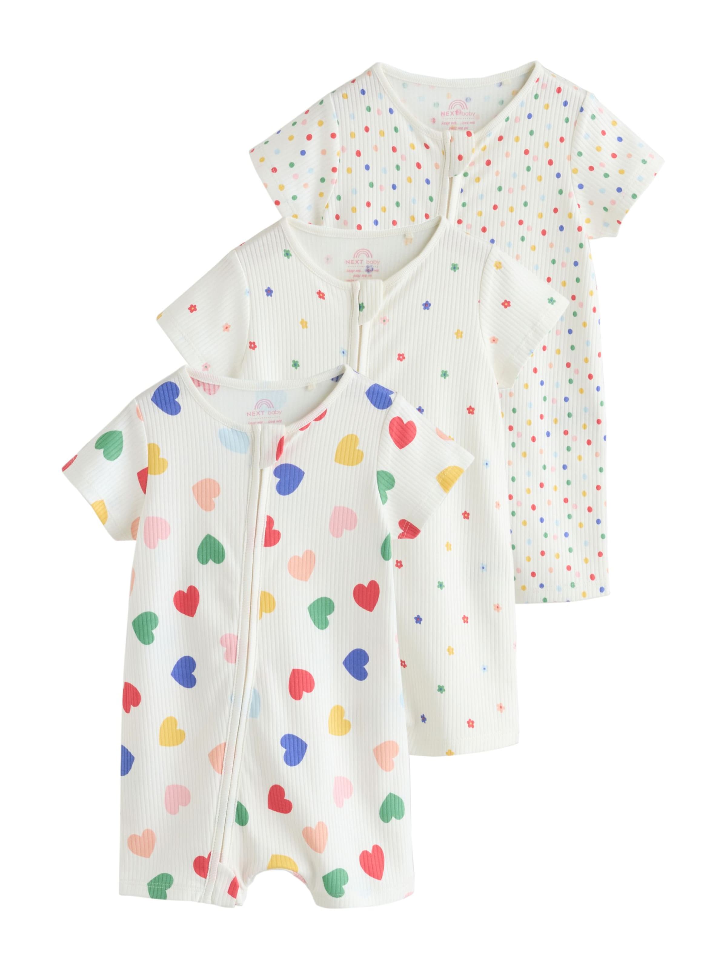 Next Dupačky/body – bílá: přední strana