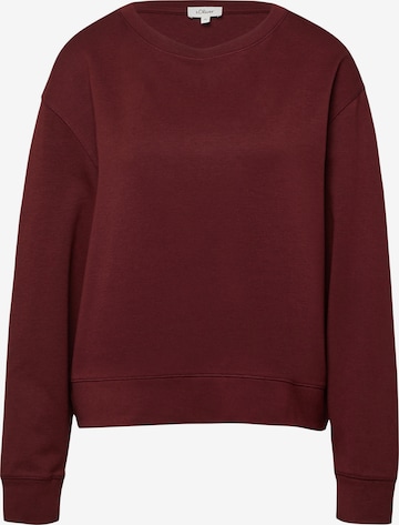 s.Oliver Sweatshirt in Rot: Vorderseite