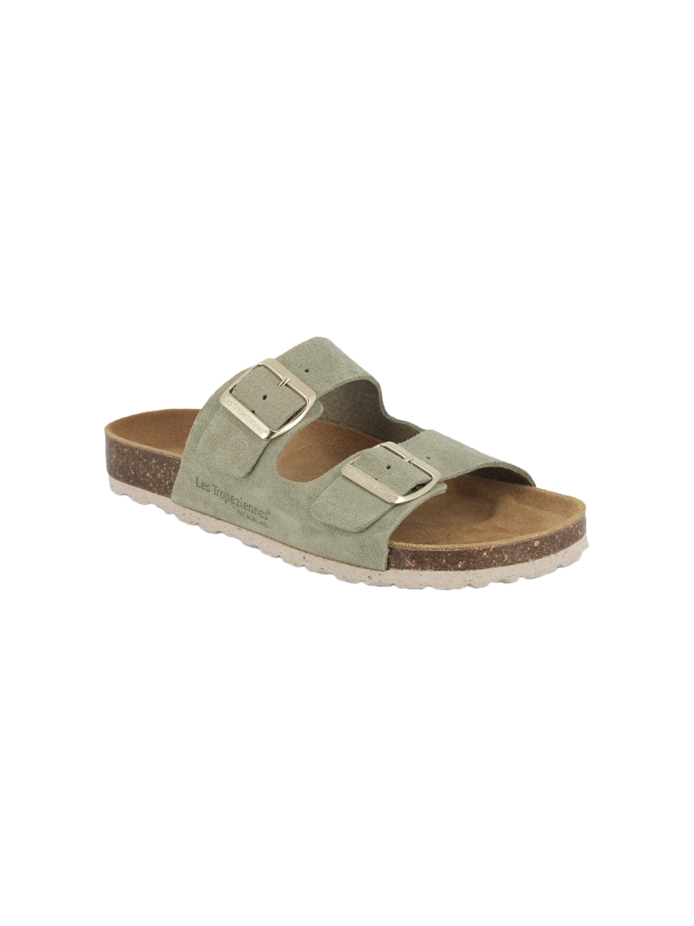 Les Tropéziennes - Zapatos abiertos en gris: frente