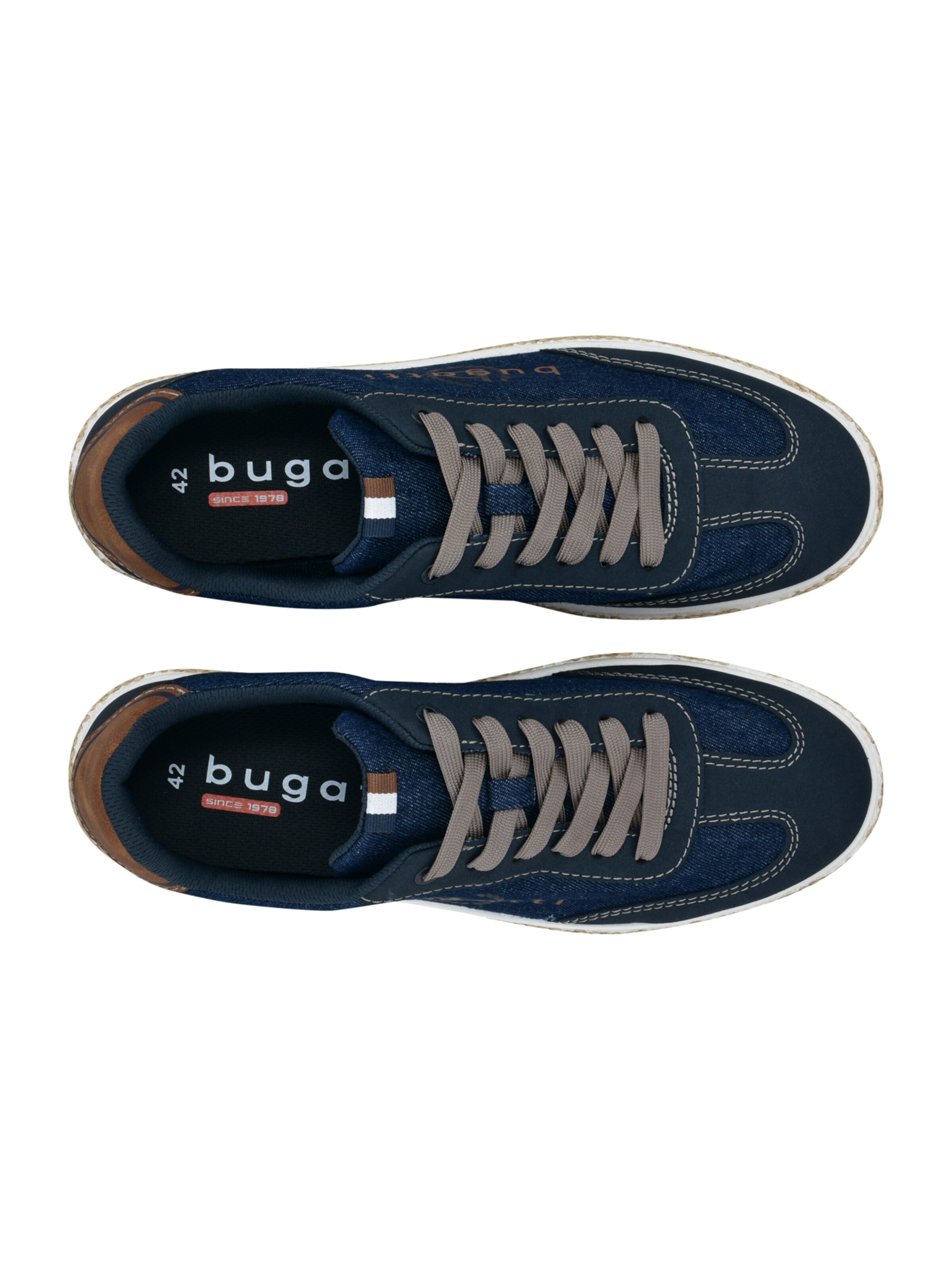 bugatti Спортни обувки с връзки в синьо