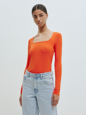 EDITED Shirt 'Valeria' in Oranje: voorkant