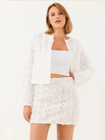 Jupe Bianco Lucci en blanc : devant