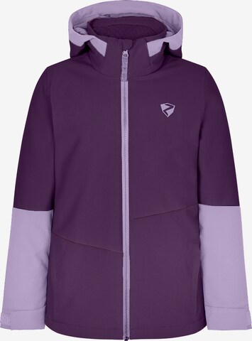 ZIENER Athletic Jacket 'AVAK' in Purple: front