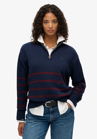 Pull-over Superdry en bleu : devant