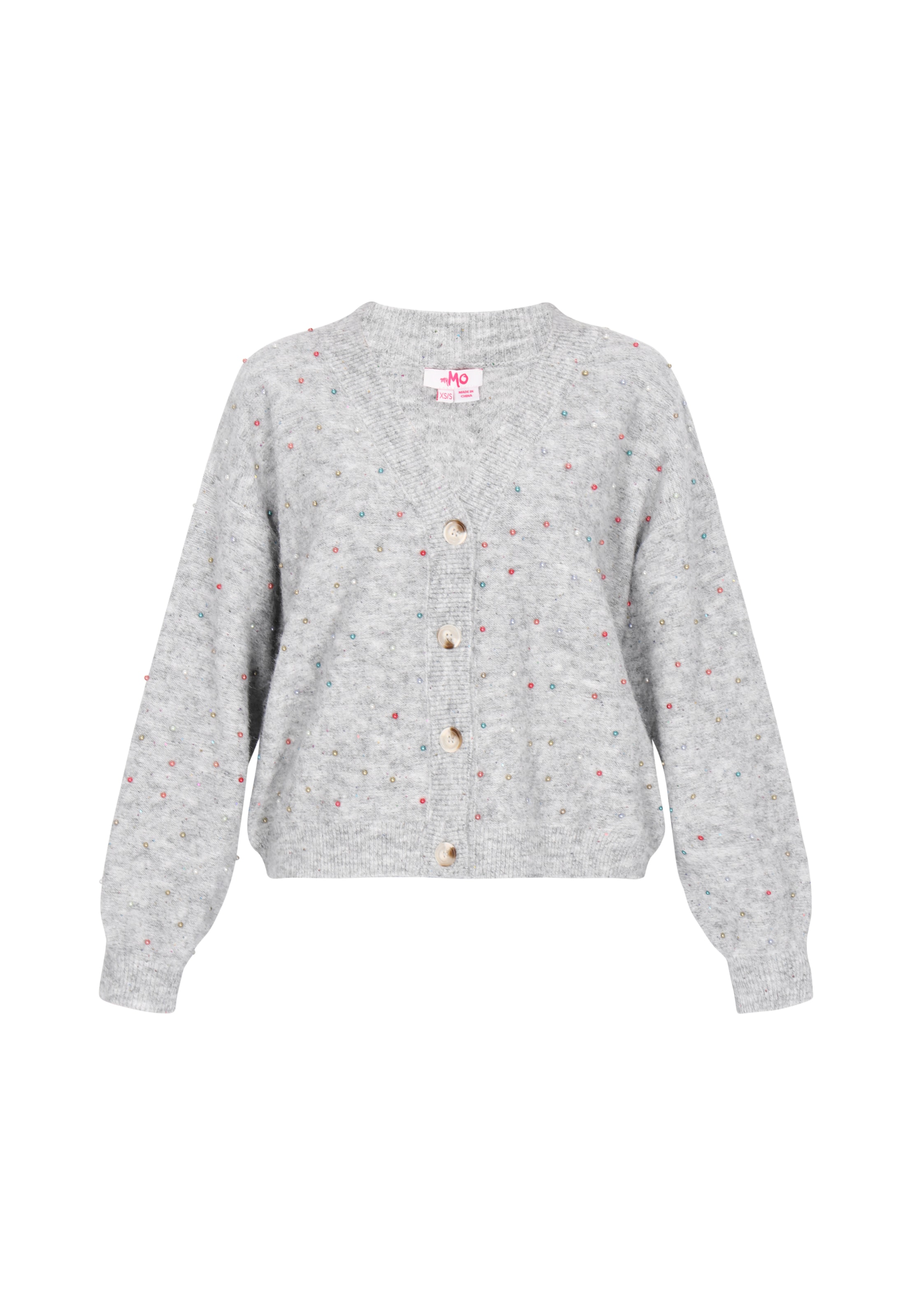 MYMO - Cárdigan en gris: frente