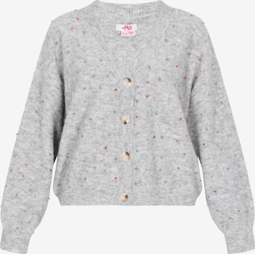 MYMO Gebreid vest in Grijs: voorkant