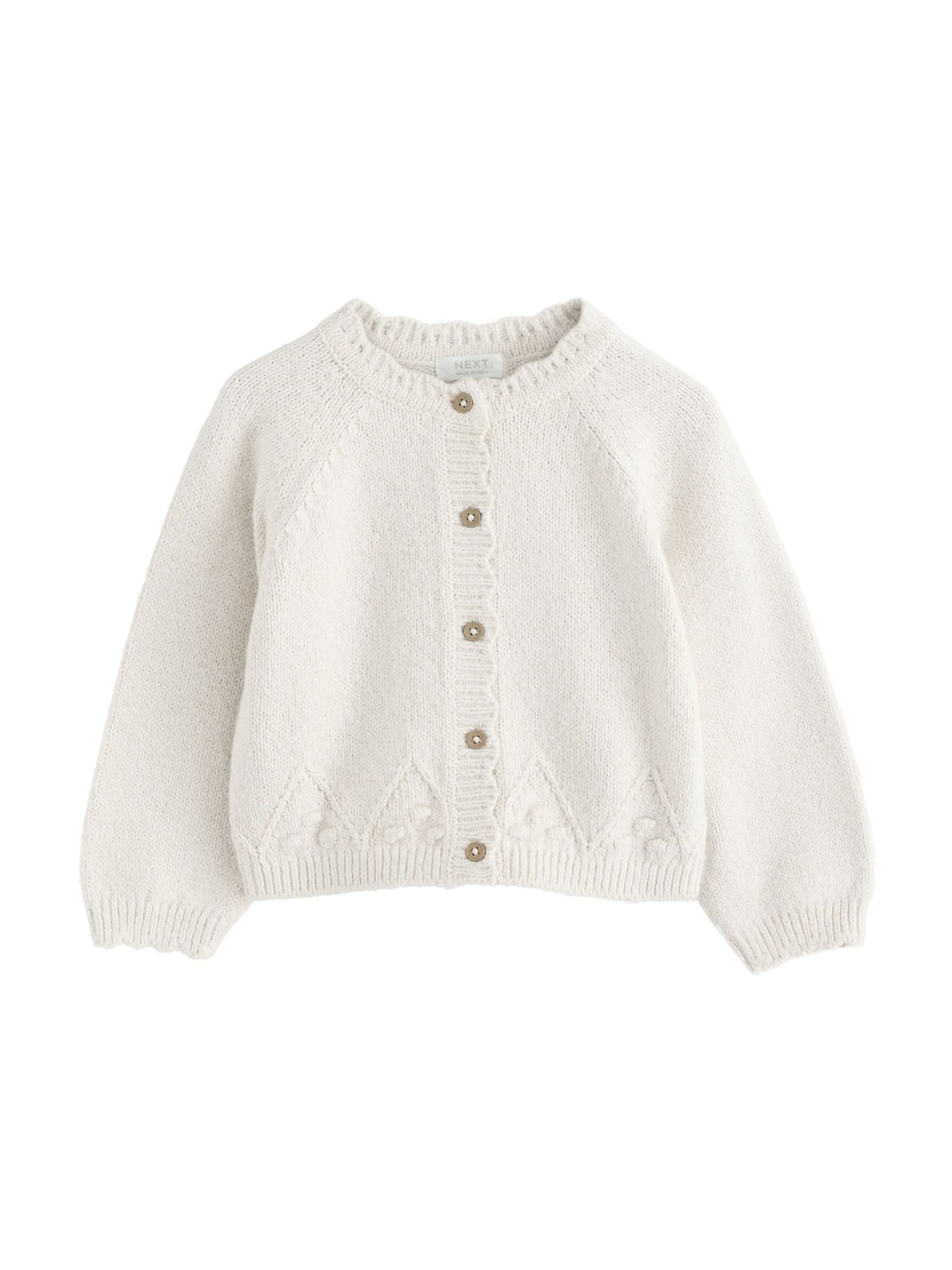 Next Cardigan i beige: forside