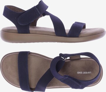 Lands‘ End Sandalen 38 in Blau: predná strana