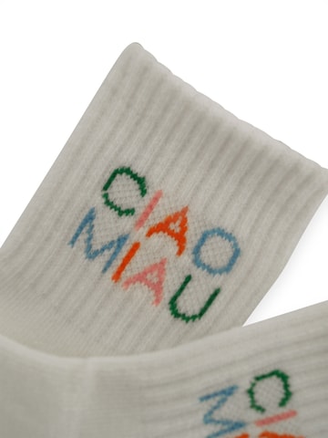 Pippa & Piet Socks 'Ciao Miau' in Blue