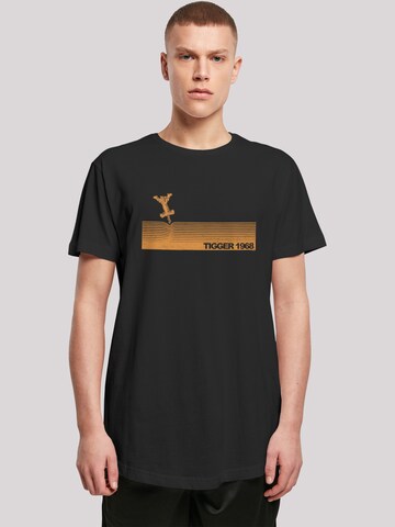 F4NT4STIC Shirt 'Disney Winnie Puuh Der Bär Tigger 1968' in Zwart: voorkant