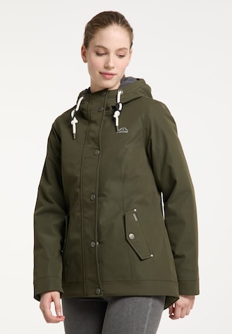 Yuka Weatherproof jacket in Green: front