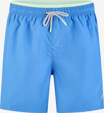 Shorts de bain 'Double Waistband' Happy Shorts en bleu : devant