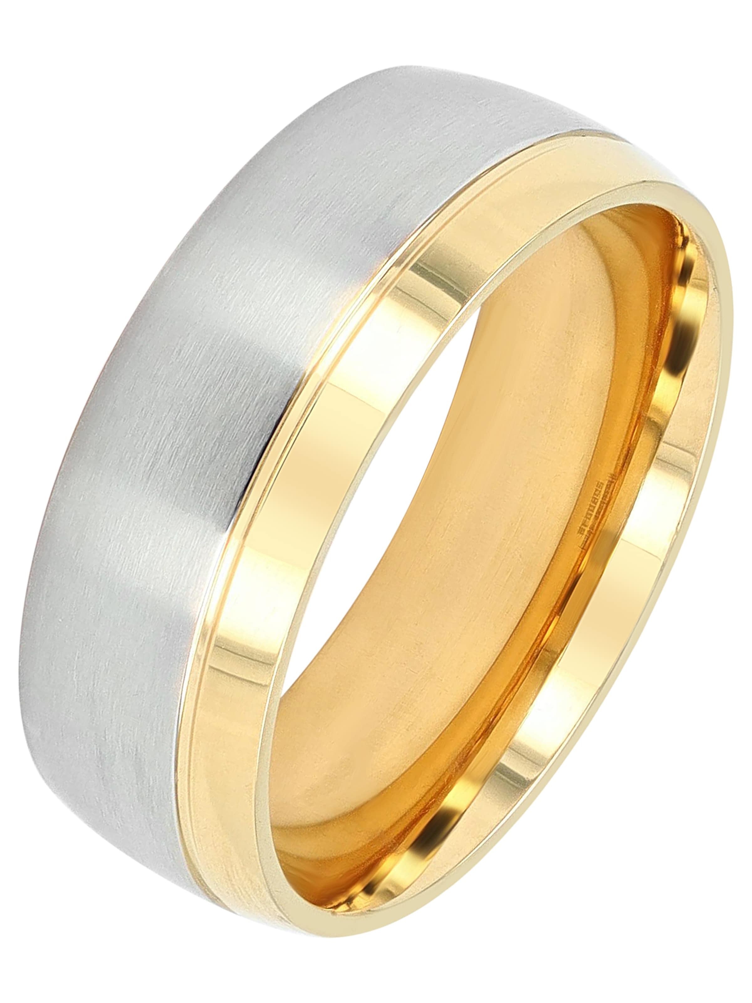 Akzent Ring 'Duo Expression, langlebig' in Mixed colors: front