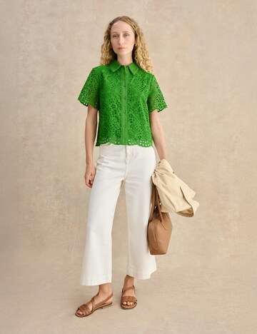 Hobbs London Shirt in Green: front