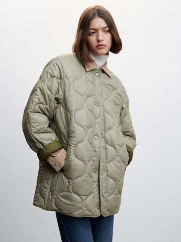 MANGO Between-Season Jacket 'ONION' in Green: front