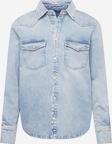 IRO Regular fit Button Up Shirt 'LEACH' in Blue: front