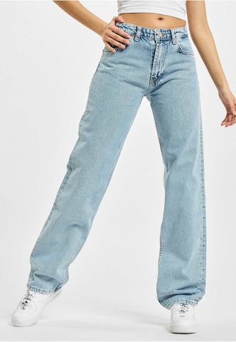 2Y Premium Wide leg Jeans in Blauw: voorkant