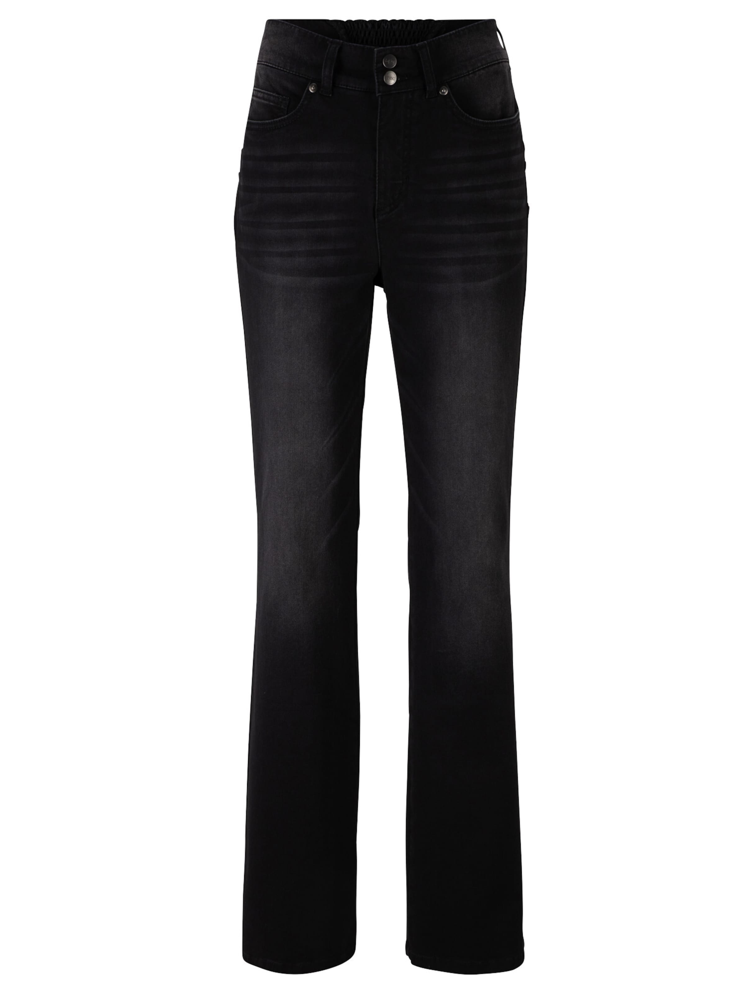 bonprix Bootcut Jeans in Schwarz: Vorderseite