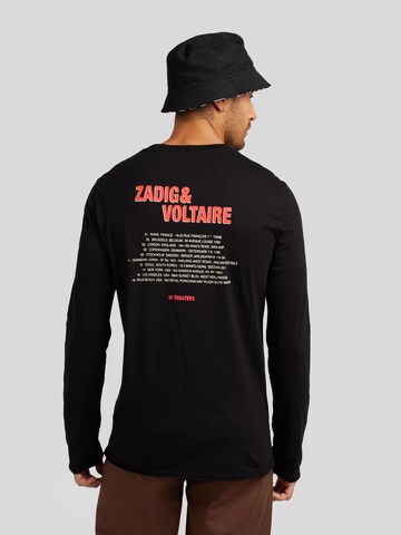Maglietta 'HECTOR' di Zadig & Voltaire in nero: frontale