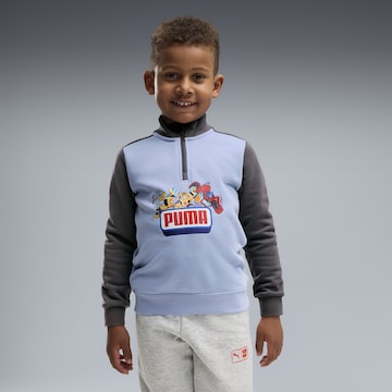 PUMA Sweatshirt 'Puma x Transformers' in Blue: front