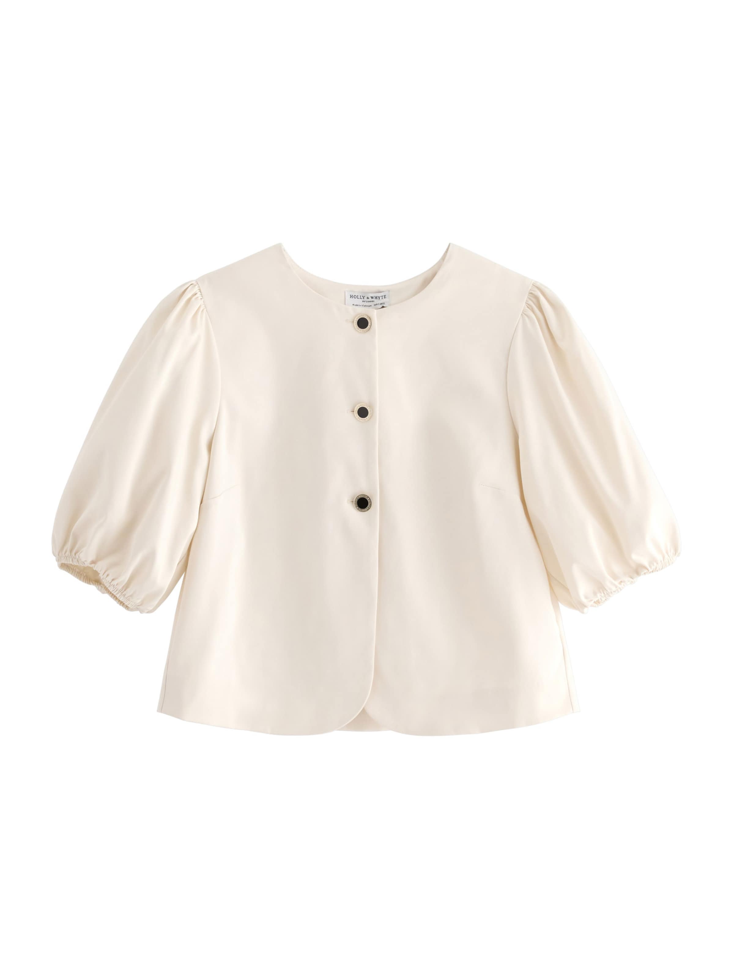 Lindex Blúz 'Kattie' - fehér: elől