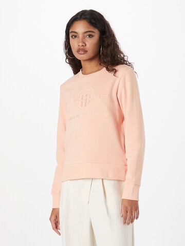 Sweat-shirt GANT en orange : devant