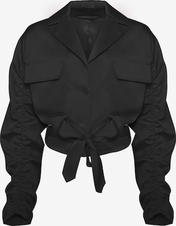 OW Collection Φθινοπωρινό και ανοιξιάτικο μπουφάν 'VEGAS' σε μαύρο: μπροστά