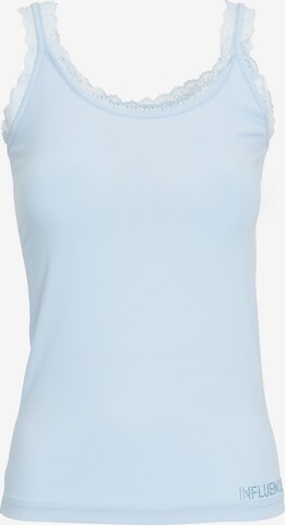 Influencer Top in Blue: front