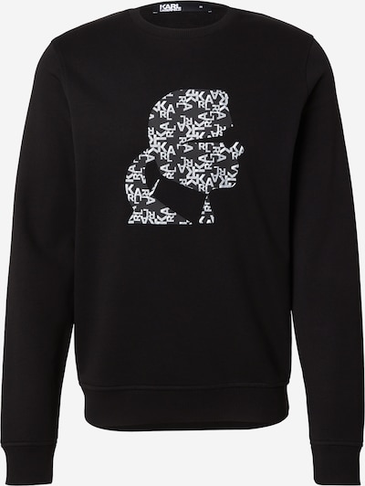 Megztinis be užsegimo iš Karl Lagerfeld, spalva – pilka / juoda / balta, Prekių apžvalga