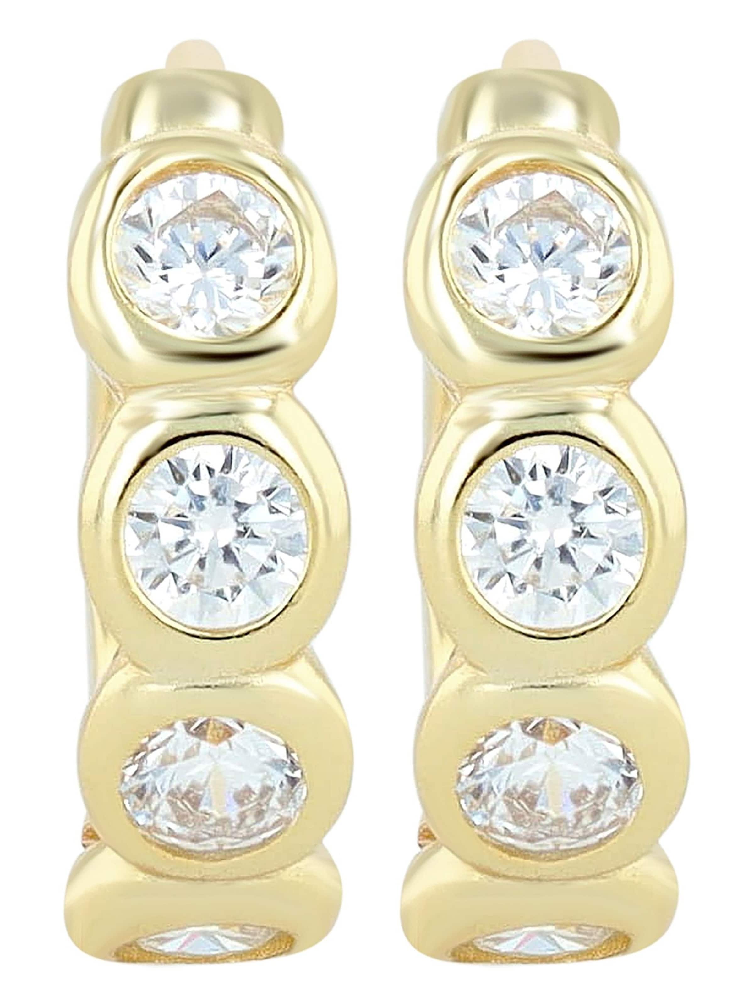 Akzent Ohrringe 'Charlyn, 925 Sterlingsilber, langlebig'‌‌‌‌‌‌ in Gold