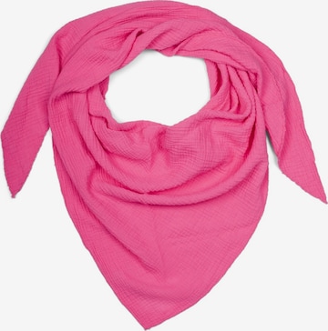 styleBREAKER Tuch 'Musselin Dreiecktuch Einfarbig' in Pink: Vorderseite