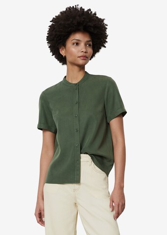 Marc O'Polo DENIM Blouse in Groen: voorkant