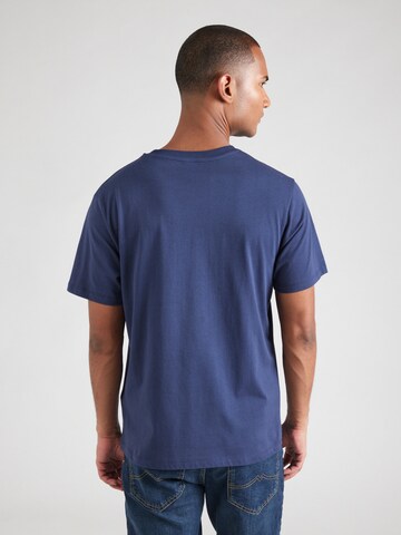 Tricou de la Pepe Jeans pe albastru: spate