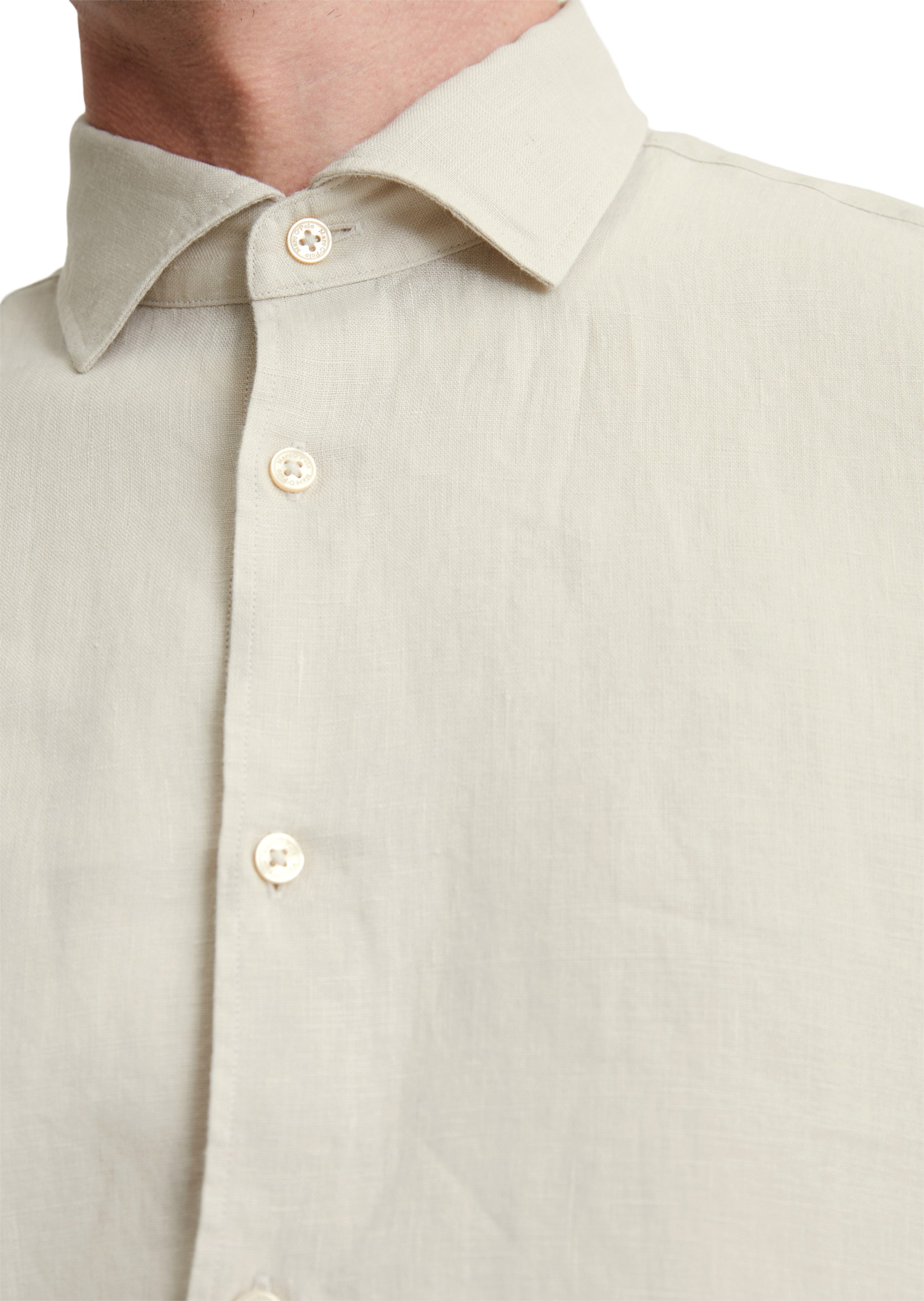 Marc O'Polo Regular fit Overhemd in Beige