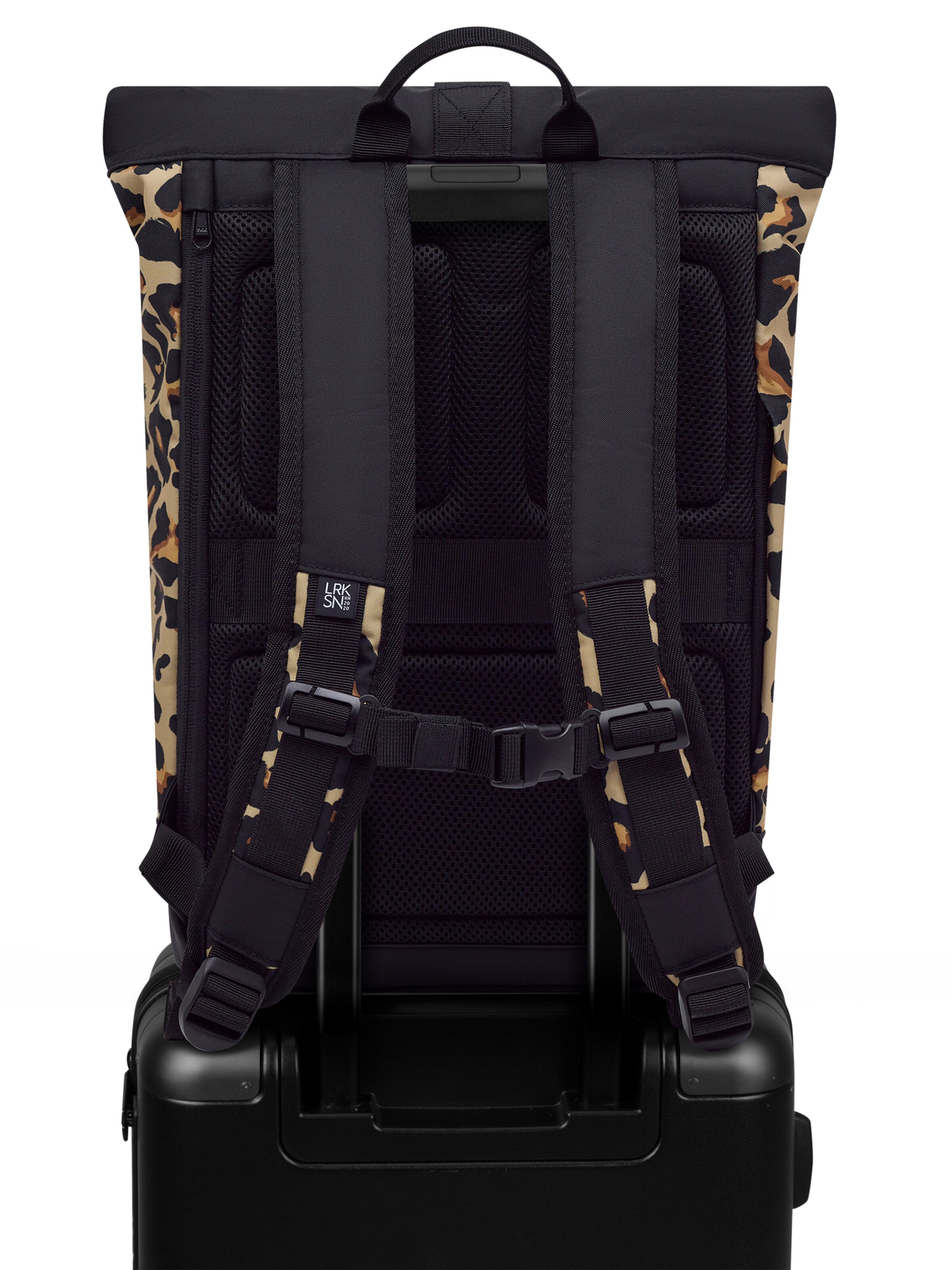 LARKSON - Mochila 'Janne Small' em castanho: atrás