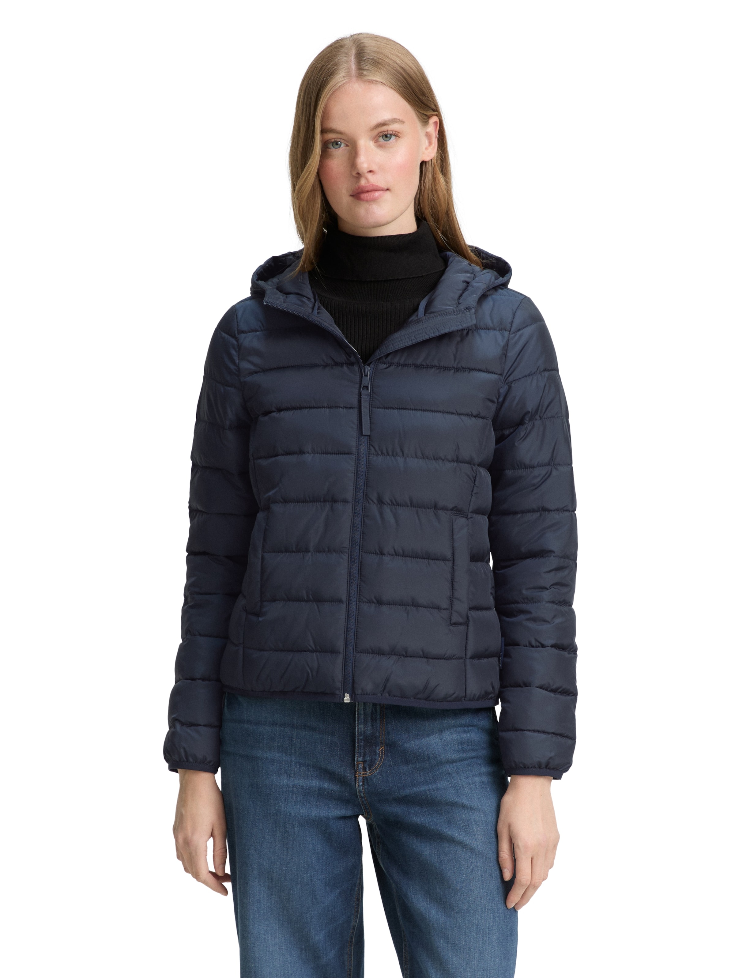 TOM TAILOR DENIM Between-Season Jacket in Blue: front