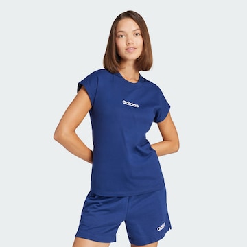 ADIDAS SPORTSWEAR Funktionsshirt 'Essentials' in Blau: Vorderseite