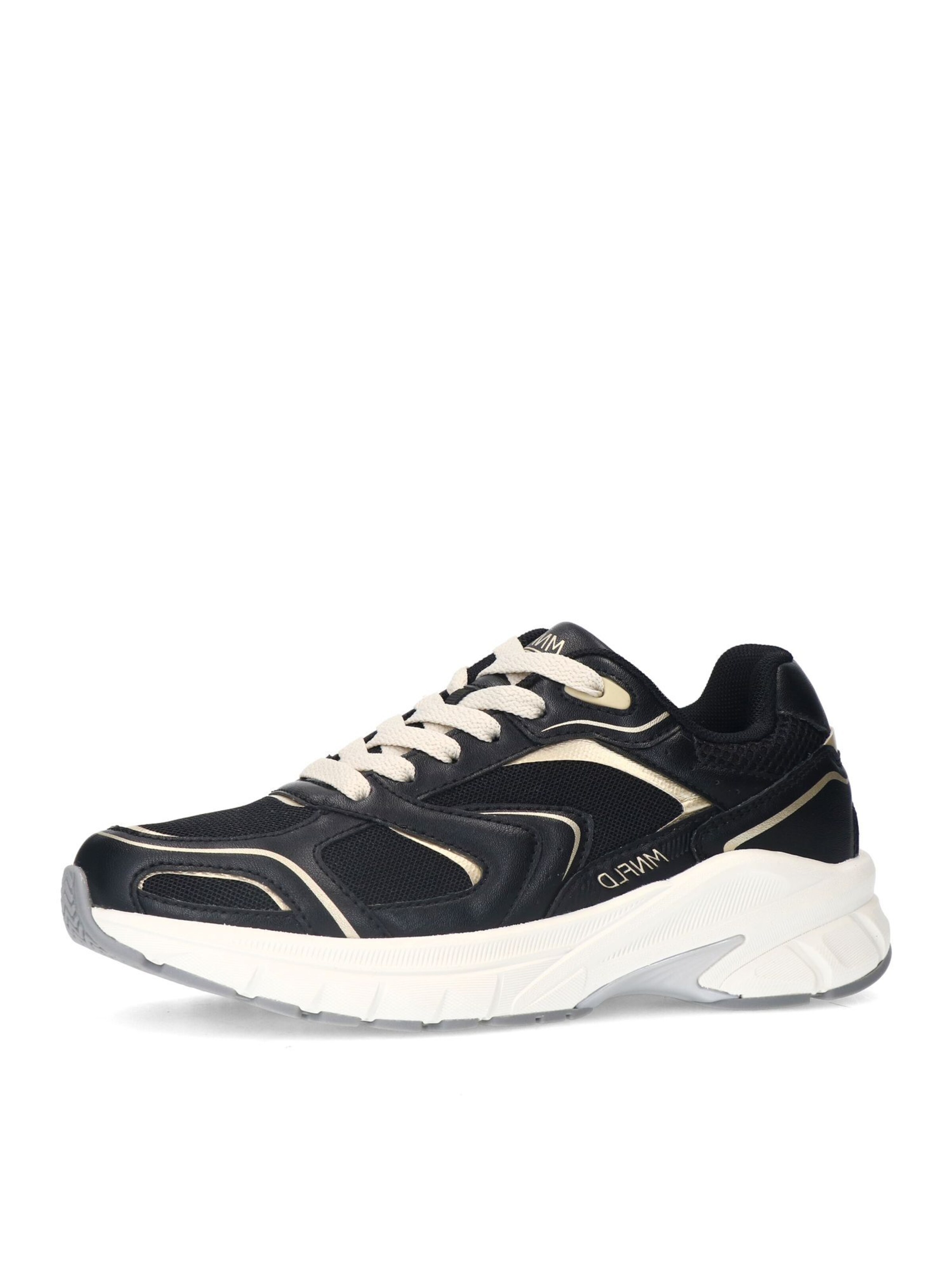 MANFIELD Sneaker in Schwarz: Vorderseite