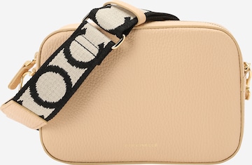 smėlio Coccinelle Rankinė su ilgu dirželiu 'TEBE': priekis