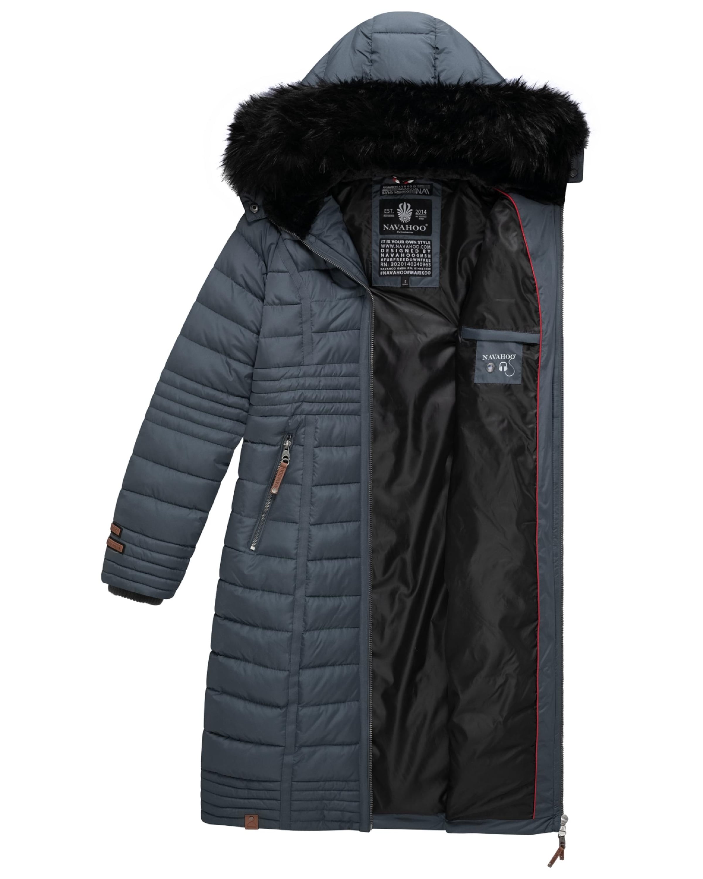 Cappotto invernale 'Umay' di NAVAHOO in blu