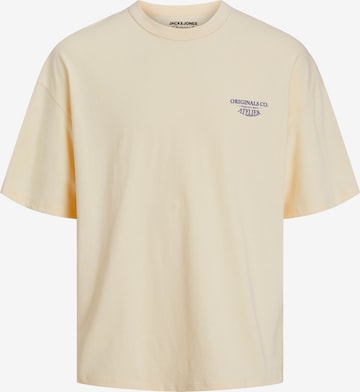 JACK & JONES T-Shirt 'Santorini' in Beige: predná strana