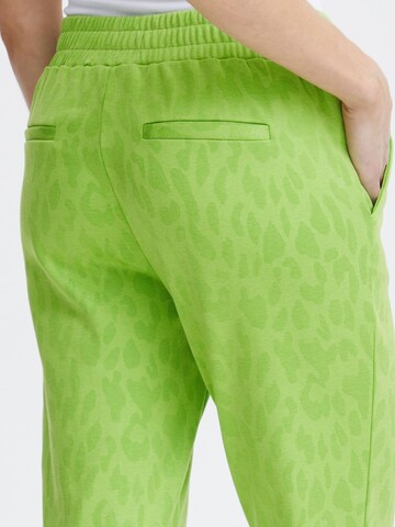 ICHI Regular Trousers 'Kate' in Green