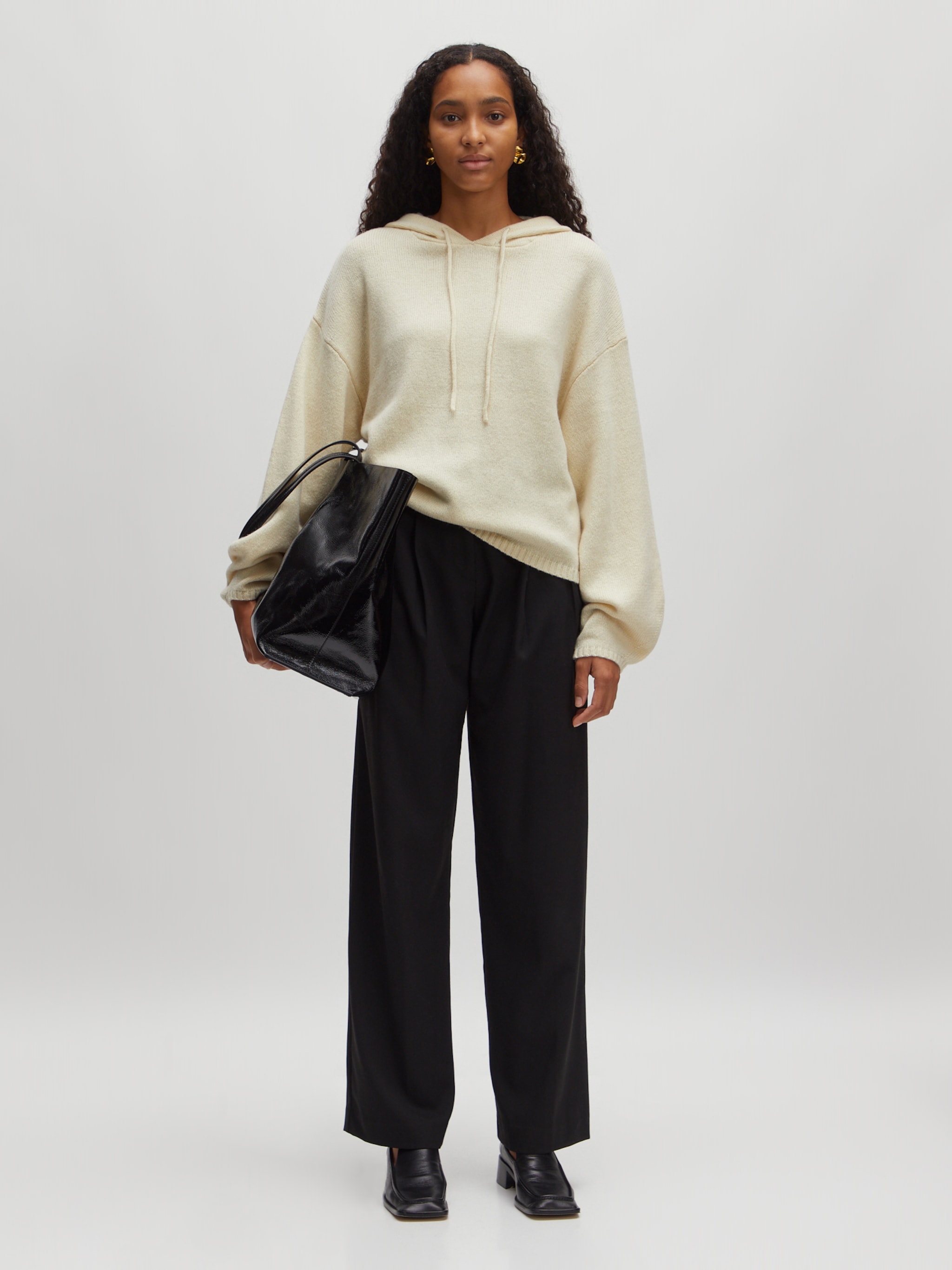 EDITED Produkte Sweatshirt 'Eliza' weiß