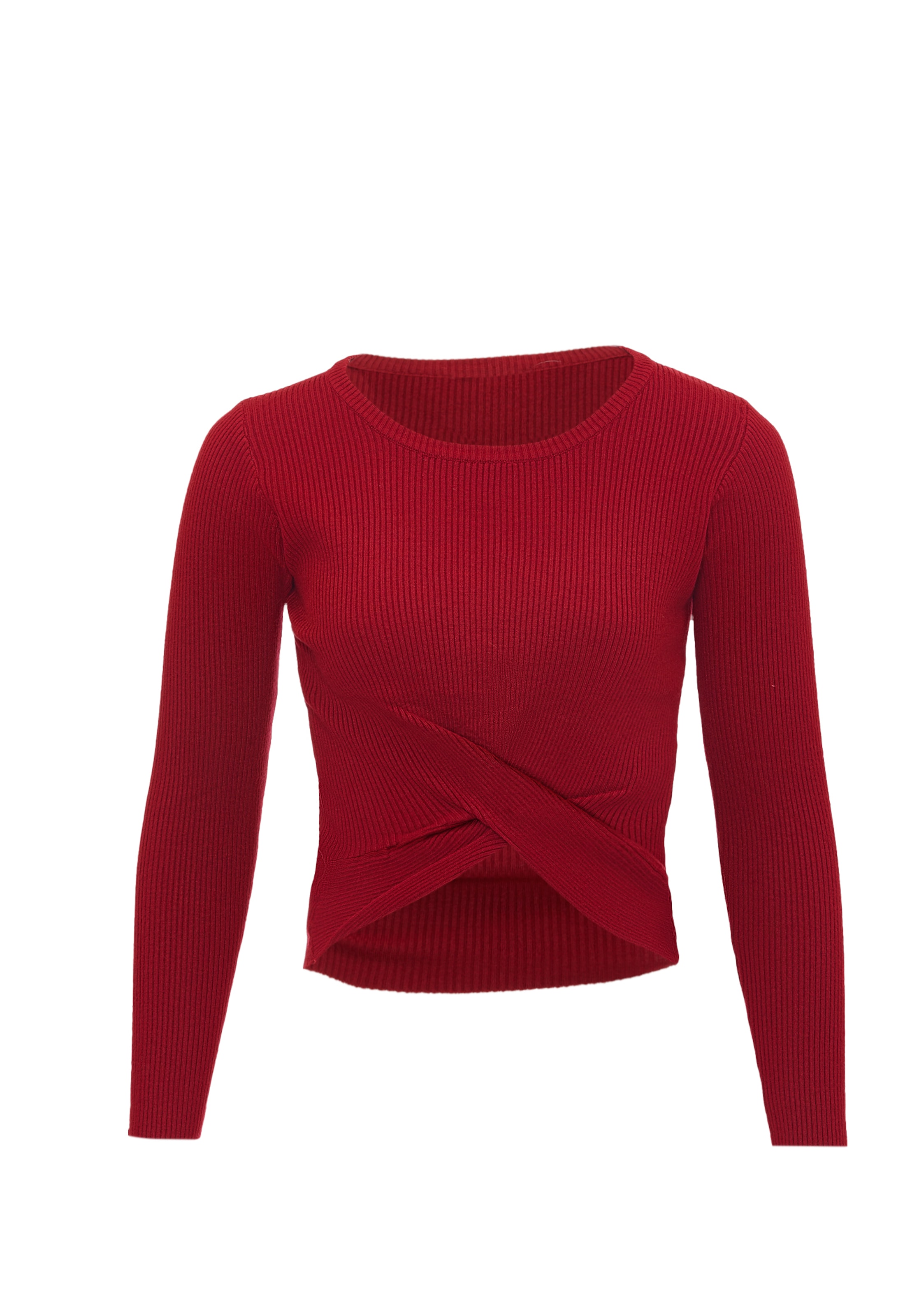 leo basics - Pullover em vermelho: frente