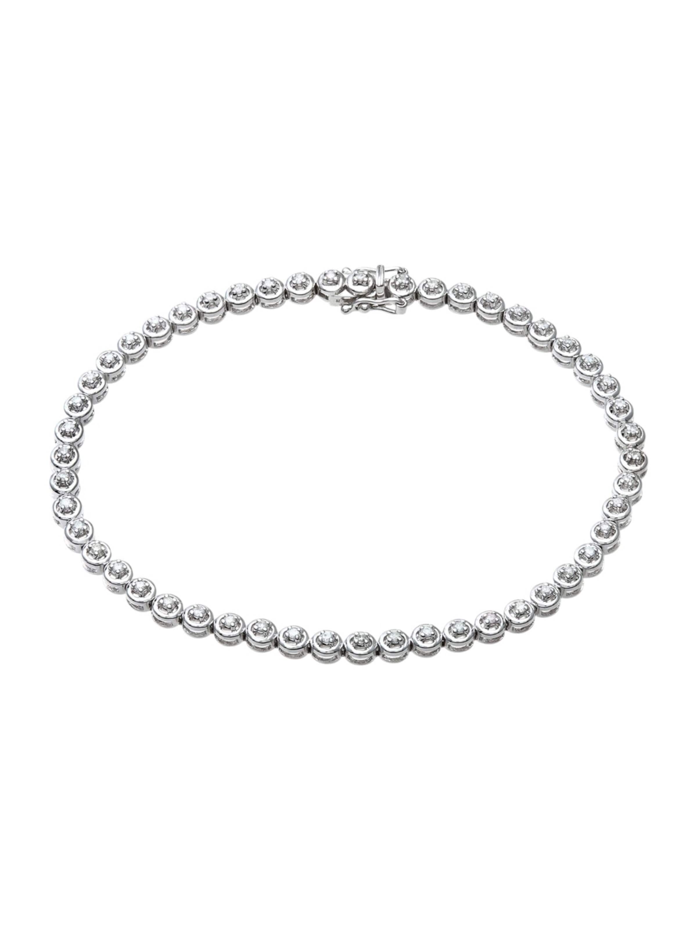 DIAMANT LETERNEL Armbånd i sølv: forside