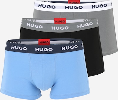 Boxer trumpikės iš HUGO, spalva – šviesiai mėlyna / pilka / juoda / balta, Prekių apžvalga