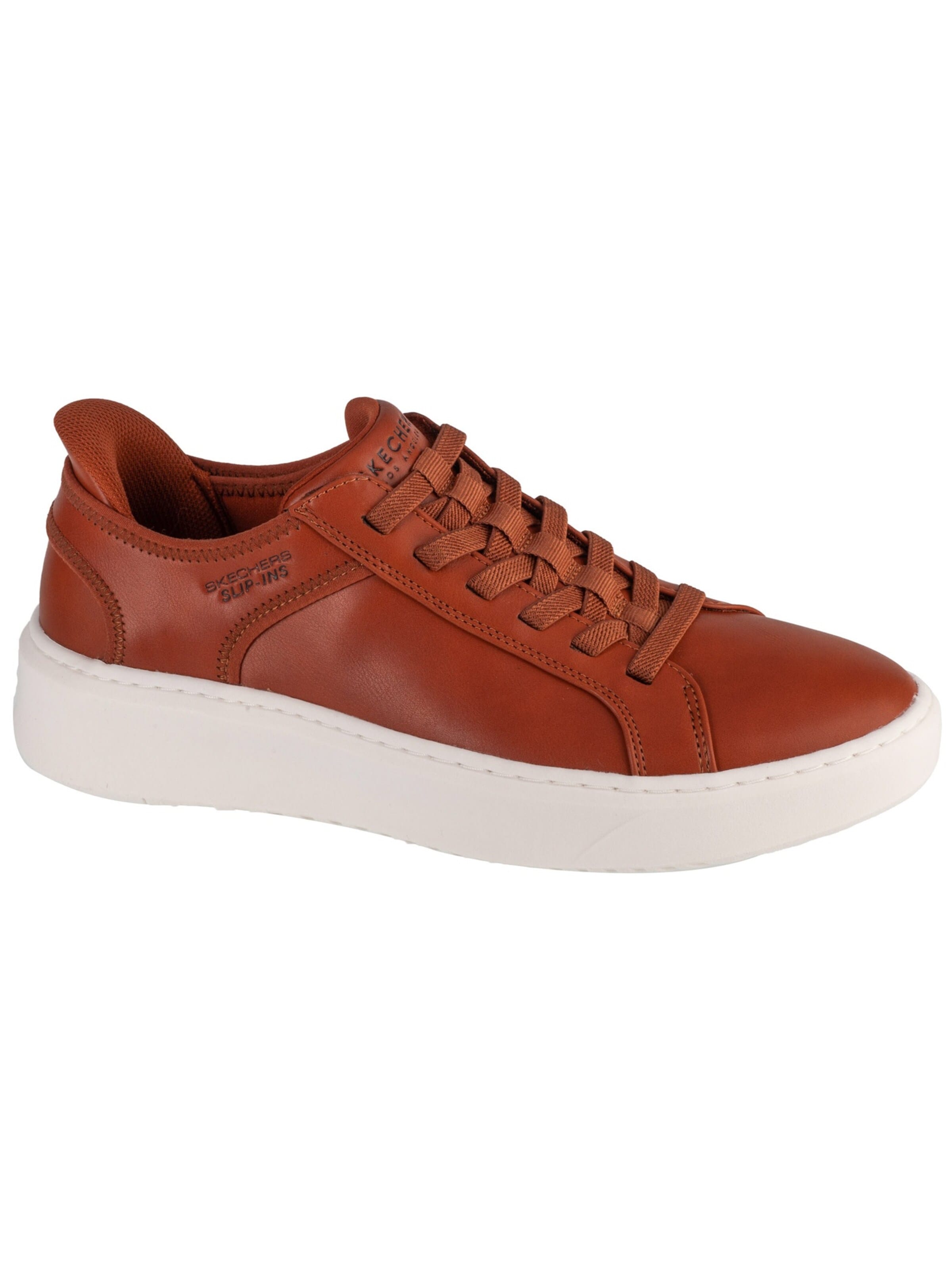 Baskets basses 'Court Break - Suit' SKECHERS en marron