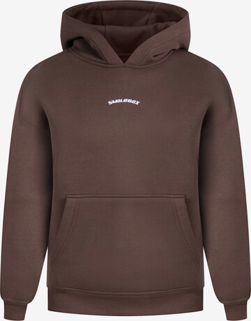 Smilodox Sweatshirt 'Jacey' in Brown: front