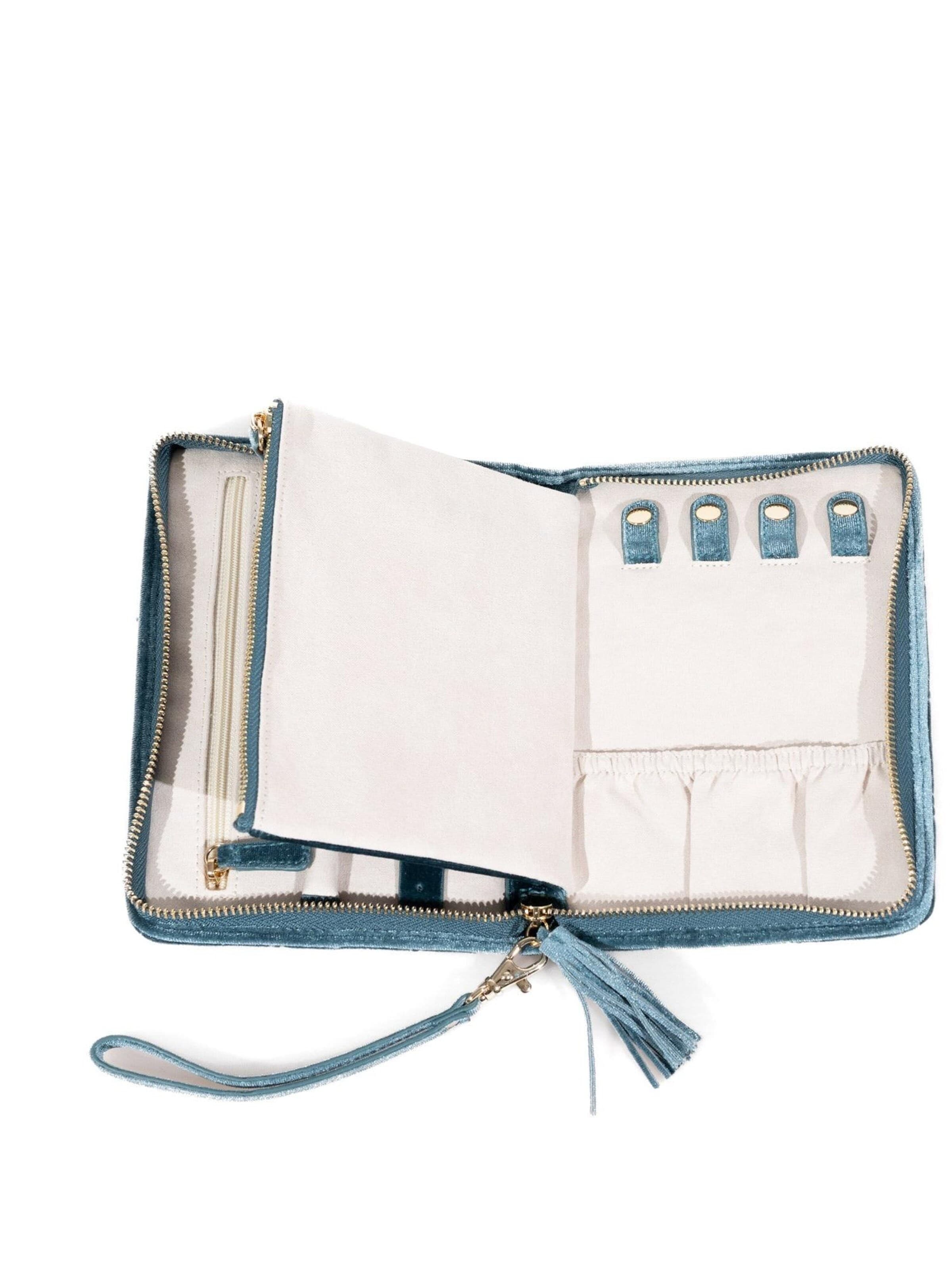 Friedrich23 Jewelry Storage 'Schmucketui CHENILLE' in Blue